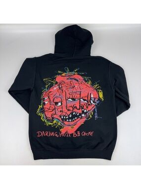 Pierce The Veil Band Mens Size S Black Hoodie Sweatshirt Darling You’ll Be Okay